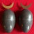 Johan Meijerink (Dutch 1948 - 2011) Modernist Bronze Ovoid Egg Wall Sculptures With Crescent Finials - A Pair For Sale - Image 13 of 14