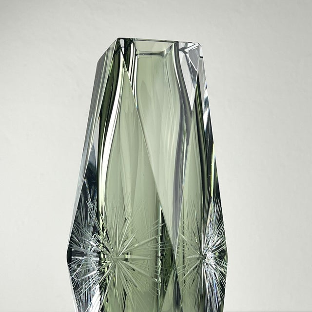 Sommerso Murano Glass Vase by Pagnin & Bon, Italy, 1960s For Sale - Image 9 of 16