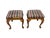 Queen Anne Late 20th Century Harden Queen Anne Style Stool Set, A Pair For Sale - Image 3 of 13