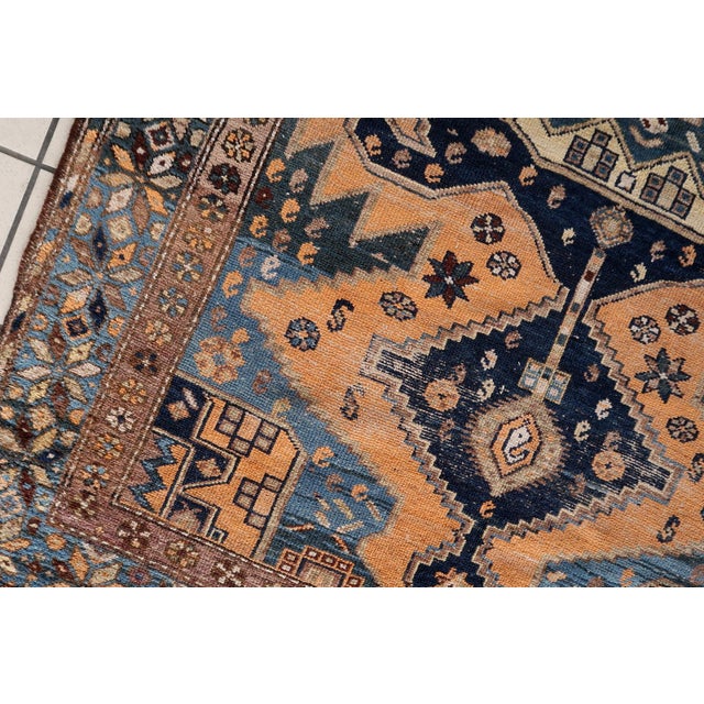 1900s, Handmade Antique Caucasian Shirvan Rug 4.1' X 6.2' For Sale - Image 9 of 14