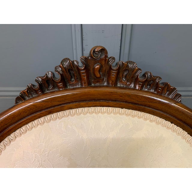 Victorian Rosewood High Back Chair, 1870 For Sale - Image 4 of 14