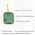 Modernist 3.66ct Octagon Emerald Bezel Pendant in 14k Yellow Gold For Sale - Image 11 of 14