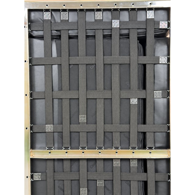 LC2 Sofa Black Leather Seats by Le Corbusier for Cassina, 2010s For Sale - Image 11 of 12