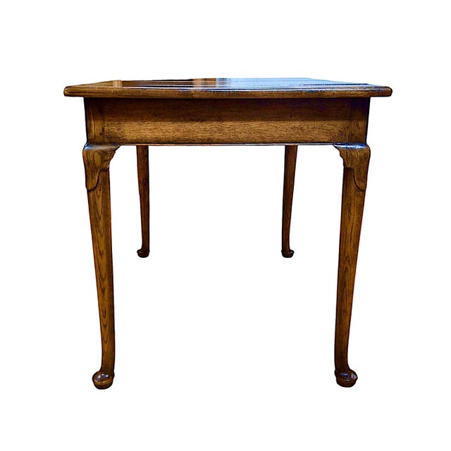 Late 19th Century Antique English Oak Changeable Multi-Game Table For Sale - Image 5 of 13