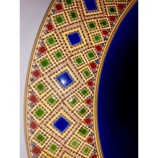 Italian Jewel Tone Ceramica Bowl by Francesco Fasano For Sale - Image 10 of 13