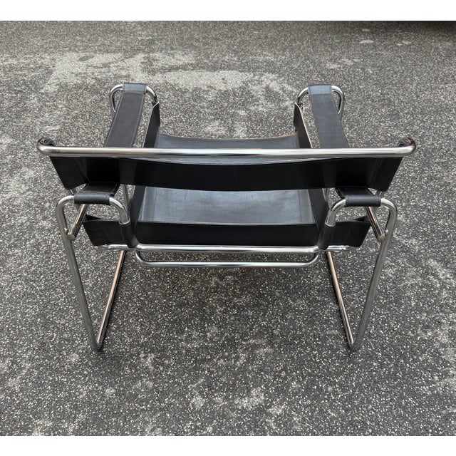 Vintage Wassily Lounge Chair by Marcel Breuer, 1960s For Sale - Image 4 of 6
