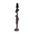 Carved Kenyan Ebony Village Figures, Set of Six, 1950-70 For Sale - Image 9 of 15