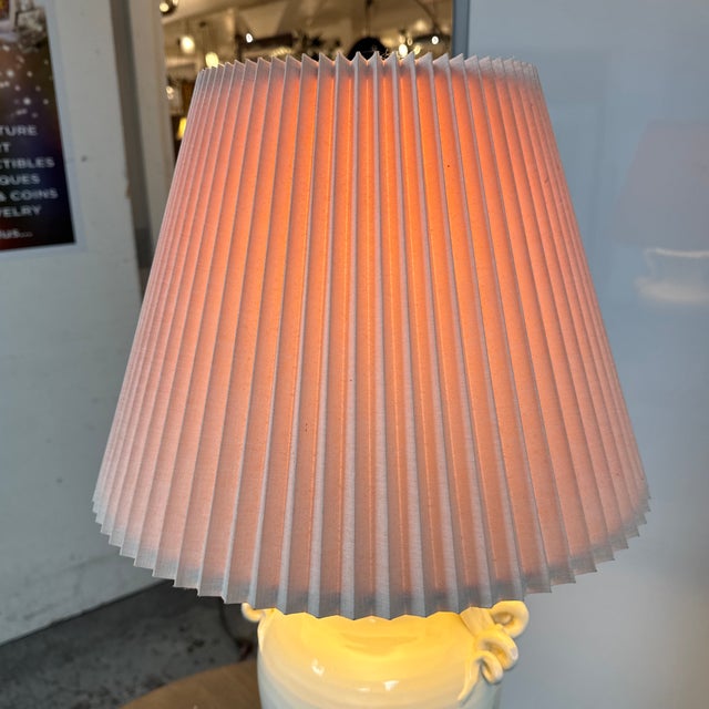 Late 20th Century Classic Amphora Ceramic Table Lamp For Sale - Image 5 of 12