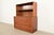 Robsjohn-Gibbings for Widdicomb Mid-Century Modern Sculpted Walnut Chest of Drawers With Bookcase Hutch Top, 1950s For Sale - Image 14 of 14