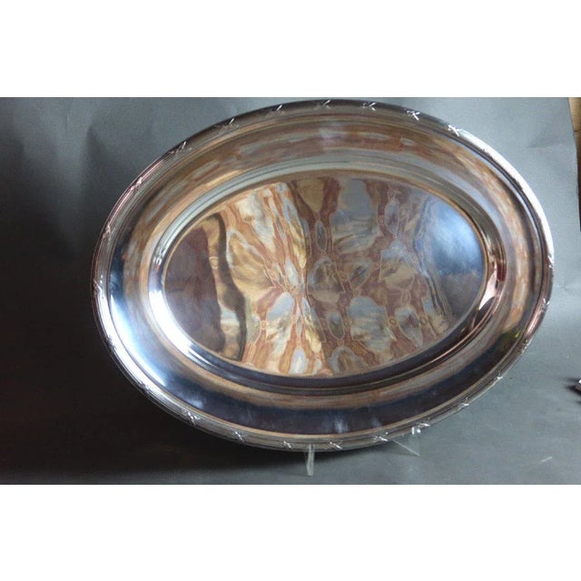 Large Dish in Silver Metal from Maison Christofle For Sale - Image 6 of 8