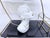 White Italian Table Lamp with a Womans Head Made of Ceramic, 70s/80s Design, 1970s For Sale - Image 8 of 15