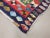 Textile Small Vintage Turkish Black, Red, Blue, and Green Wool Tribal Kilim Rug, 1950s For Sale - Image 7 of 11