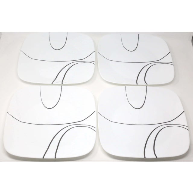 "Simple Lines" Dinnerware by Corelle - Set of 8 For Sale - Image 4 of 11
