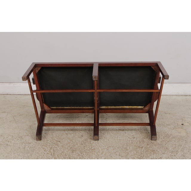 Chippendale Style Mahogany Window Bench For Sale - Image 18 of 18
