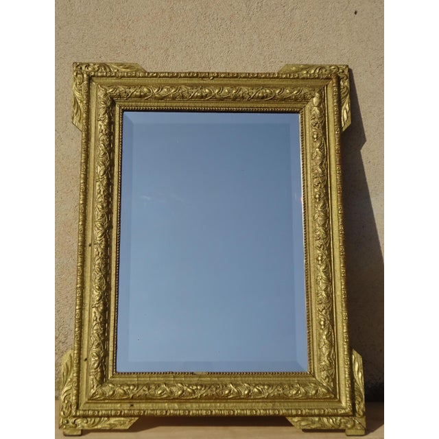 Antique Gilded Mirror, 1890s For Sale - Image 9 of 18