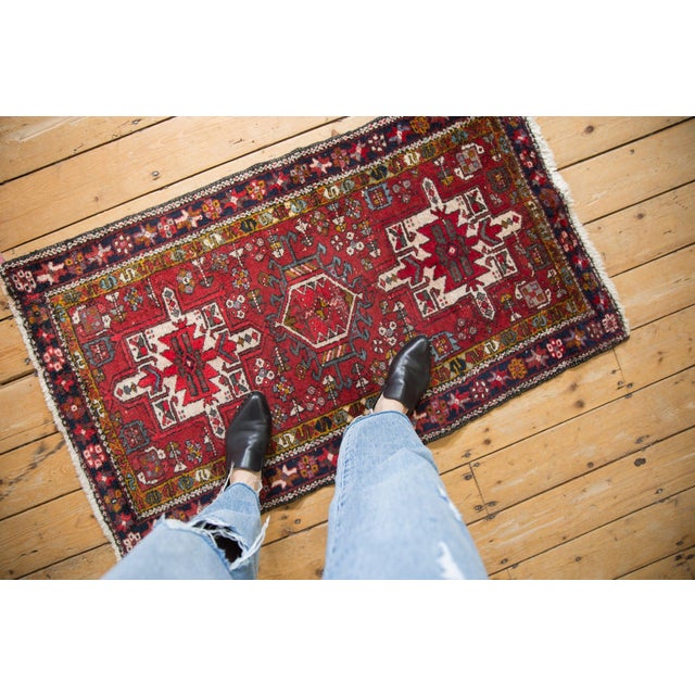 Traditional Vintage Fine Karaja Rug - 2'6" X 4'3" For Sale - Image 3 of 9