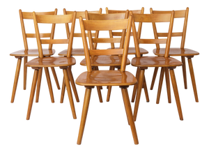 Vintage Tübingen Dining Chairs, 1970s, Set of 8
