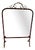 Art Deco Brass and Sunburst Mirror Fire Screen, 1900 For Sale