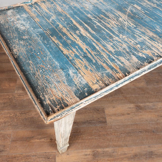 Early 20th Century Early 20th Century Original Painted French Long Dining or Console Table For Sale - Image 5 of 14