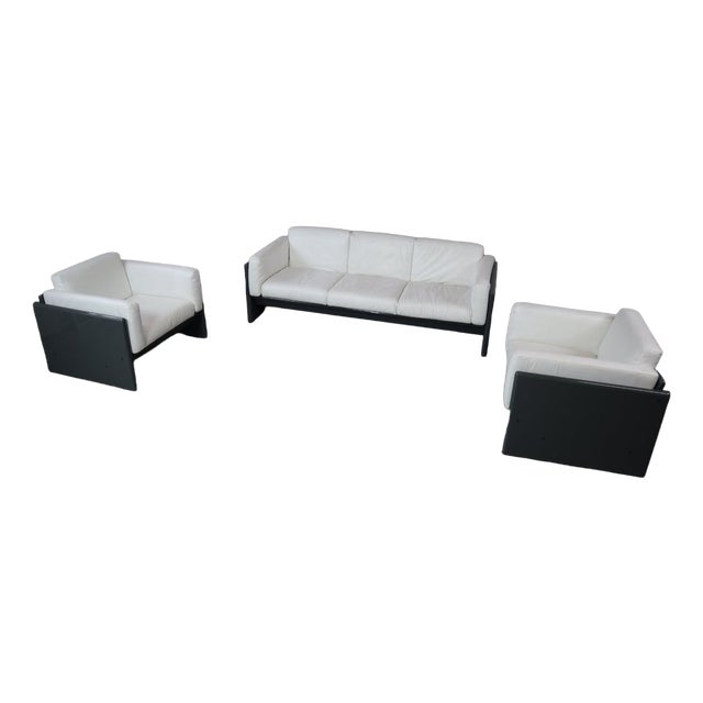 Simone Sofa Set by Dino Gavina and Maria Simoncini for Simon International, 1971, Set of 3 For Sale