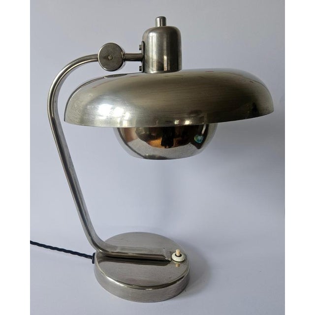 Functionalism Art Deco Bauhaus Chrome Table Lamp by Franta Anyz, 1930s For Sale - Image 6 of 18