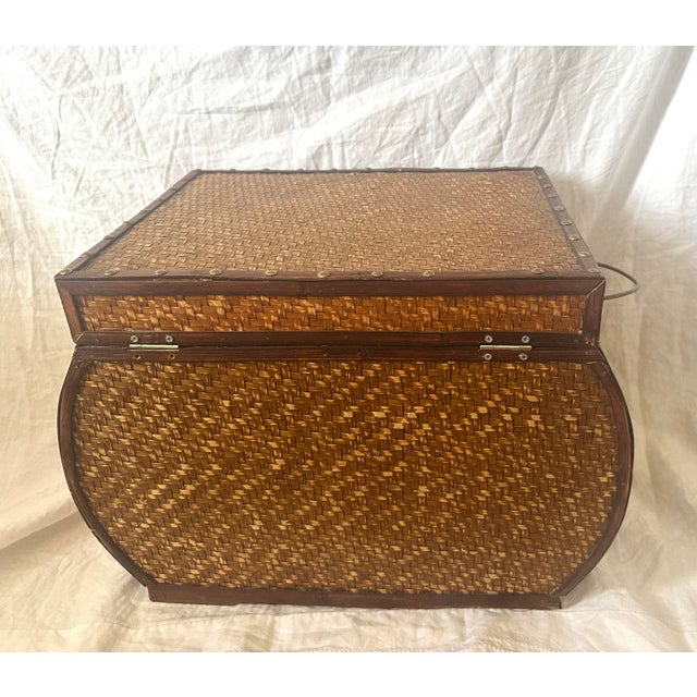 Wovan Rattan Storage Box For Sale In Palm Springs - Image 6 of 7
