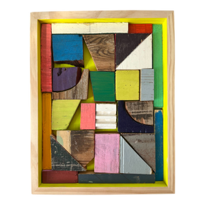Color Build: Treasure Box Abstract Art by Poppy Dodge