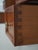 1970s Italian Small Leather Top Walnut Writing Desk For Sale - Image 5 of 16