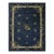 1900s Floral Deco Blue Navy Antique Chinese Peking Room Size Knotted Wool Rug For Sale