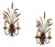 Wall Lights in Wrought Iron, Set of 2 For Sale