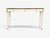 Wood Maison Jansen Style, Console Table, White Painted Wood, Mirror, France, 1970s For Sale - Image 7 of 16