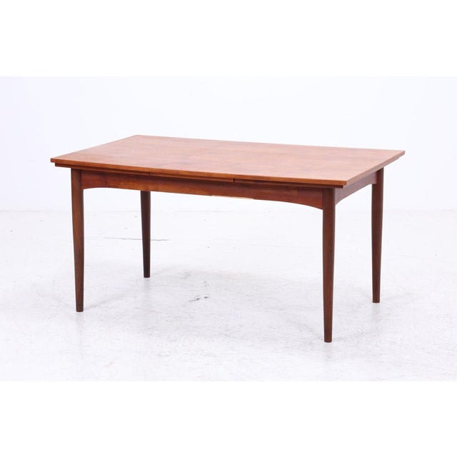 1960s Vintage Extendable Dining Table in Teak, 1960s For Sale - Image 5 of 11
