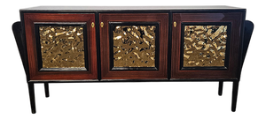 Wooden 3-Door Sideboard, 1980s