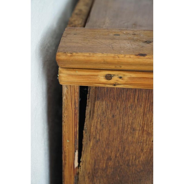 Antique Danish Wabi-Sabi Pine Cabinet with Paneled Doors, Late 18th Century For Sale - Image 15 of 18