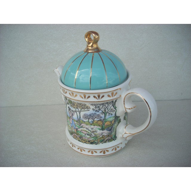 Sadler Shooting China Teapot Chairish