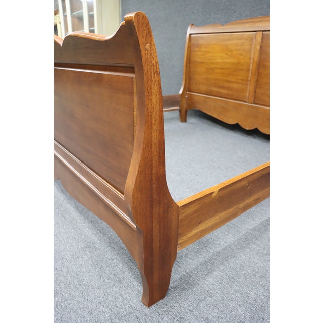 Thomasville Cherry Sleigh Bed King Chairish