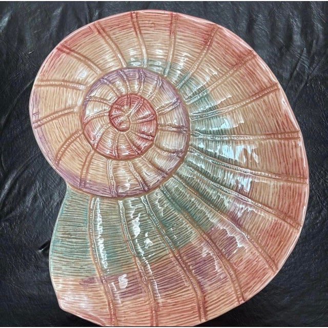 1990s Vintage Set of 4 Fitz and Floyd Caribbean Collection Appetizer or Salad Plates For Sale - Image 5 of 9