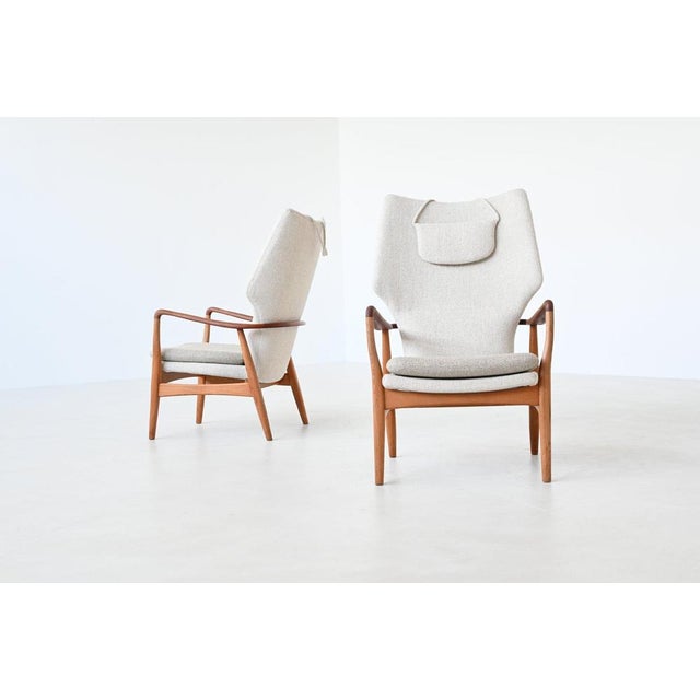 1960s Vintage Dutch Lounge Chairs by A. Madsen and H. Schubell Kirsten, 1960, Set of 2 For Sale - Image 5 of 18