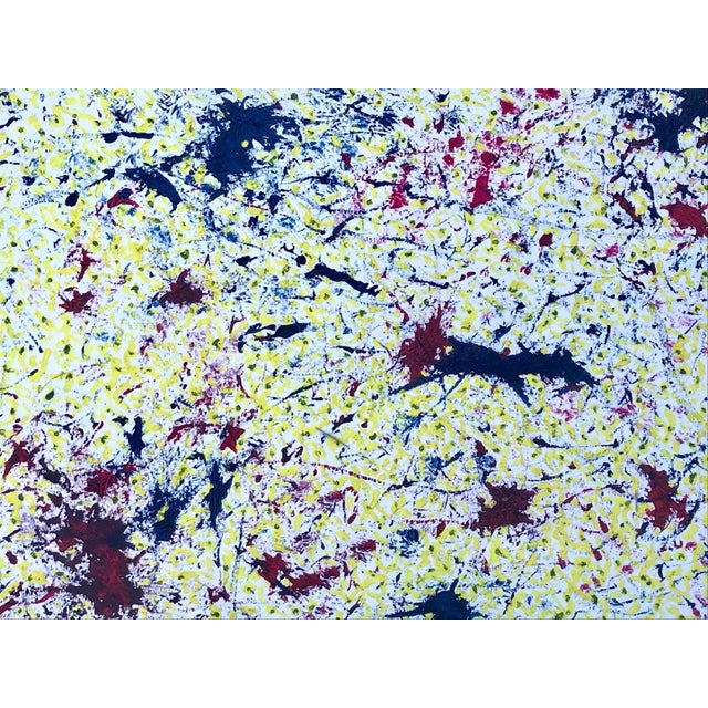 Abstract Painting Mid Century Modern by Lois Walker For Sale - Image 4 of 8