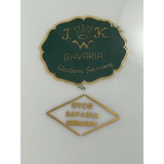 Mid 20th Century JKW Bavarian Lobster Seafood Porcelain Dinnerware - A Set of 47 Pieces For Sale - Image 11 of 12