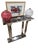 Vintage Art Deco Chrome Console Chrome with stone top