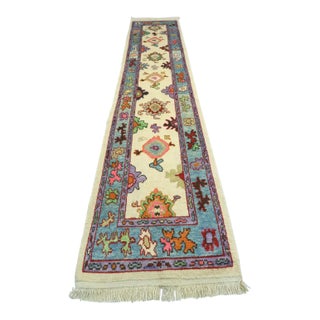 Turkish Anatolian Kilim Runner-2′11″ × 13′5 For Sale