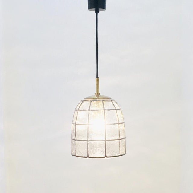 Mid-Century Modern Glass Pendant Light from Limburg, 1960s For Sale - Image 6 of 13