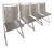 Cross-Swinger Chair by Till Behrens for Schlubach, 1980s, Set of 4 For Sale