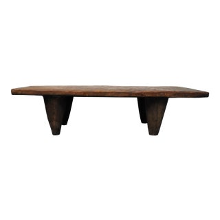 Handmade Brown Senufo Bench For Sale