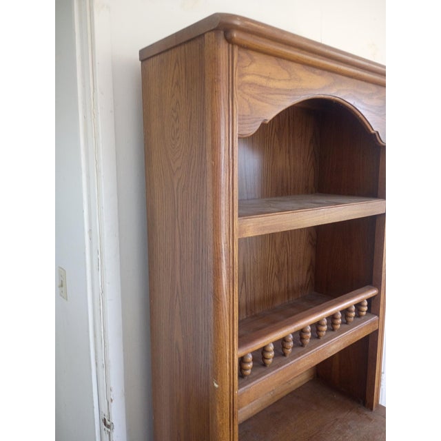 Mid-Century Modern Dixie Furniture Co. Mid Century Modern Wood Hutch For Sale - Image 3 of 4