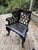 1990s Vintage Cast Iron Garden Chairs - A Pair For Sale - Image 5 of 8