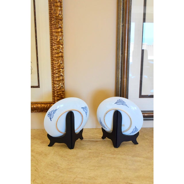 Ceramic Japanese Imari Decorative Plates (Set of 2) For Sale - Image 7 of 9