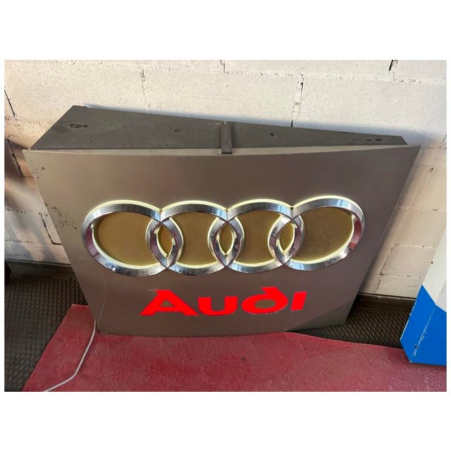 Audi Backlit NEON Sign, 1980s For Sale - Image 6 of 18