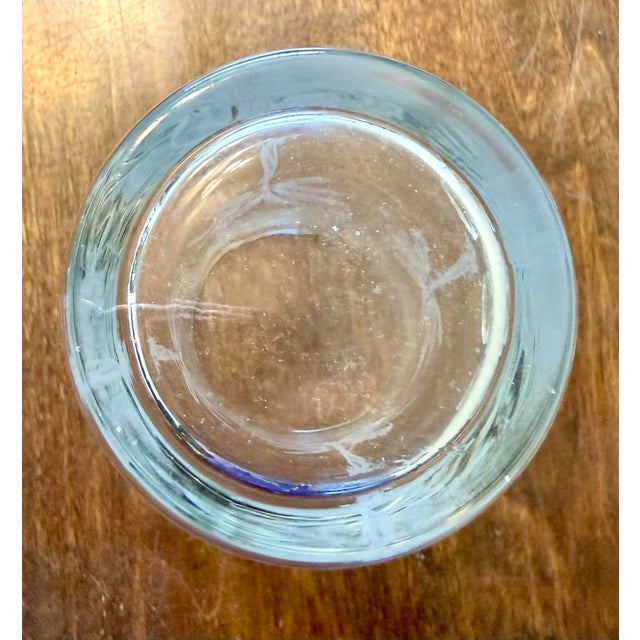 Glass Late 20th Centurty Highball Tumblers With Etched Palm Tree Design - Set of 8 For Sale - Image 7 of 12